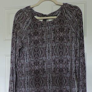 Tart Deep Purple Dress with open slit sleeves Small